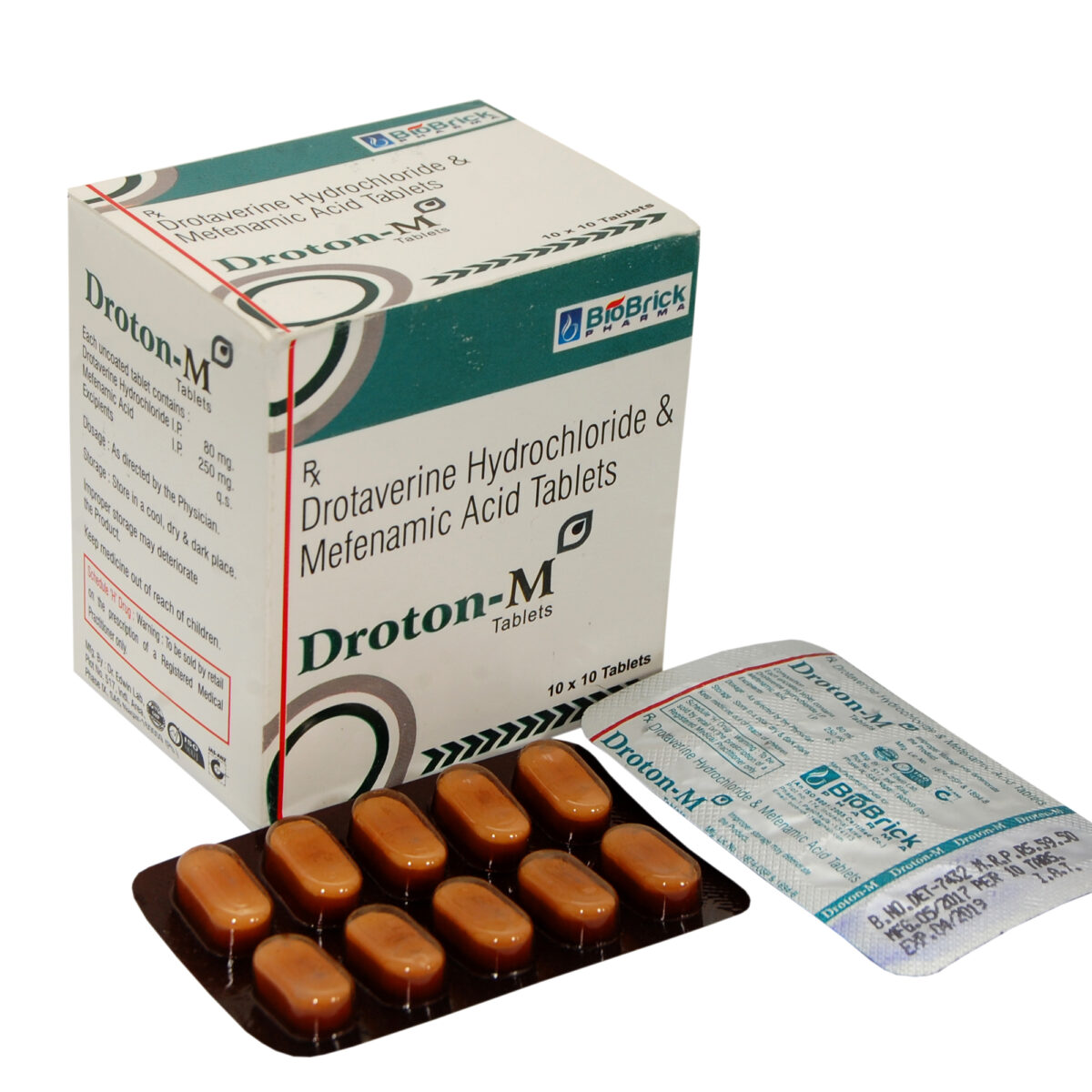 Drotaverine Mefenamic Acid Tablets, Treatment: menstrual cramps
